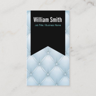 Leather upholstery Generic Business card