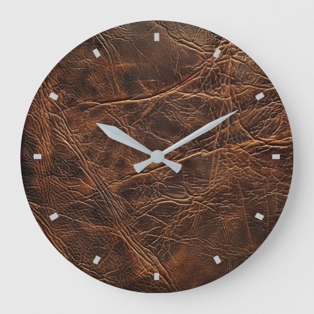 Leather Wall Clock (Front)