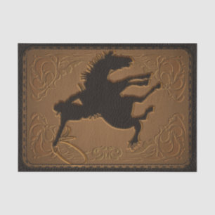 Leather Western Wild West Cowboy Birthday Party Tissue Paper