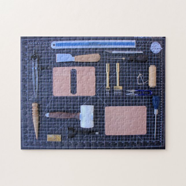 Leather Working Tool Kit - 11x14 - 252 pcs Jigsaw Puzzle (Horizontal)