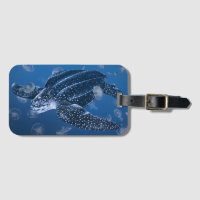 Leatherback Sea Turtle Luggage Tag
