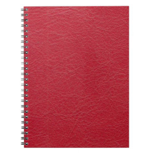 Leatherette pink material textile notebook