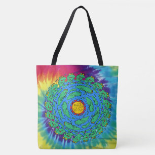 Leatherman Tadpole Frog Tie-Dye Tote Bag