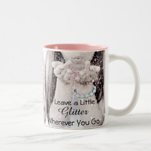 Leave a Little Glitter Wherever You Go Two-Tone Coffee Mug