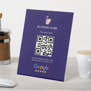 Leave a Review QR Code Sign Google Review