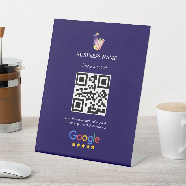 Leave a Review QR Code Sign | Google Review  (In SItu)