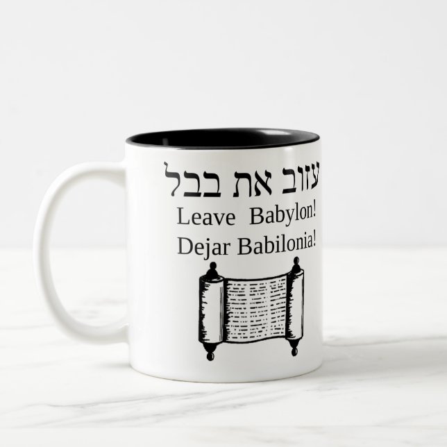 Leave Babylon! Cup of Wrath - Revelation 18:6 (Left)