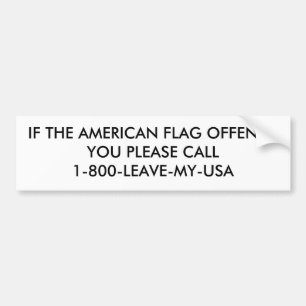 LEAVE BUMPER STICKER