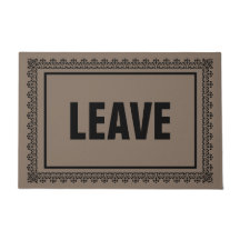 Leave Door Mat