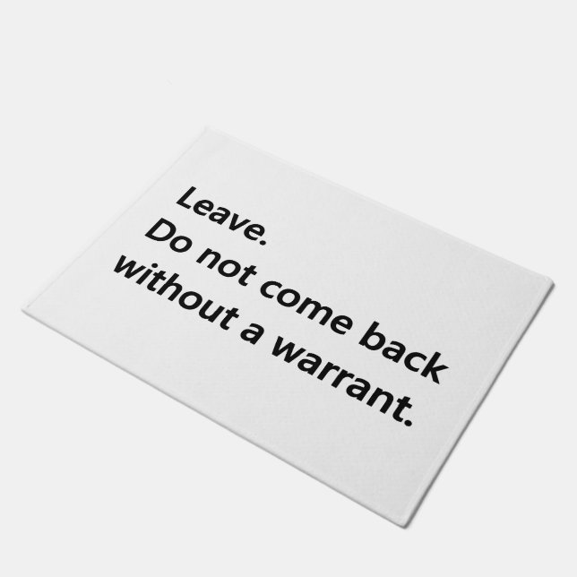 Leave Doormat (Angled)