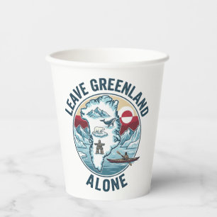 Leave Greenland Alone Paper Cups