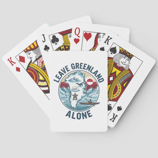 Leave Greenland Alone Playing Cards (Back)