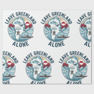 Leave Greenland Alone Wrapping Paper