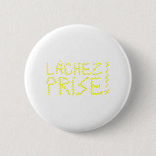 LEAVE IT. 6 CM ROUND BADGE