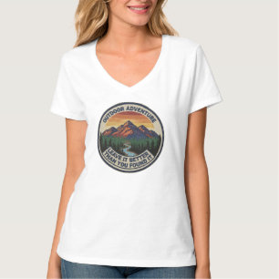 Leave It Better Vintage Outdoor Adventure Mountain T-Shirt
