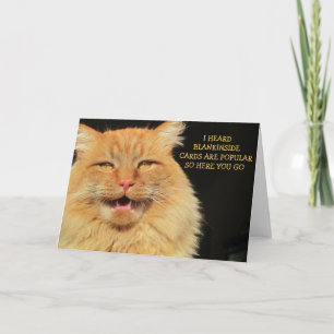 Leave it Blank Inside Silly pun Card
