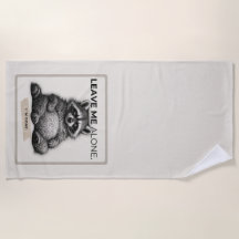 Leave Me Alone Raccoon Doormat | Funny Introvert