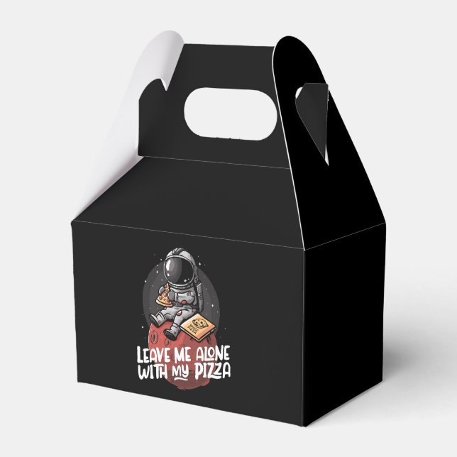 Leave Me Alone With My Pizza Favour Box (Front Side)