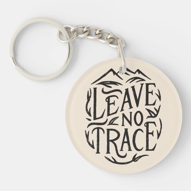 Leave no trace camping key ring (Front)