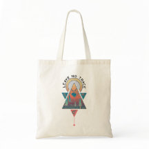 Leave No Trace | Colourful Modern Tote Bag