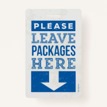 Leave Package Here