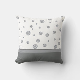 Leave Sparkle Throw Pillow