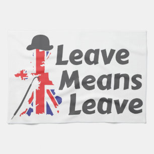 leave tea towel