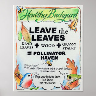 Leave the Leaves poster