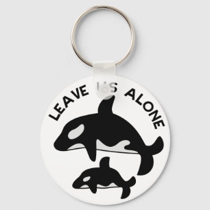 Leave the Orca Key Ring