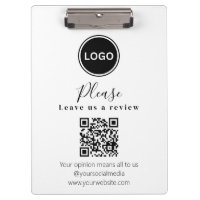 Leave us a review | QR code Modern Business Card
