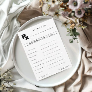 Leave Your Prescription for Success Advice Card