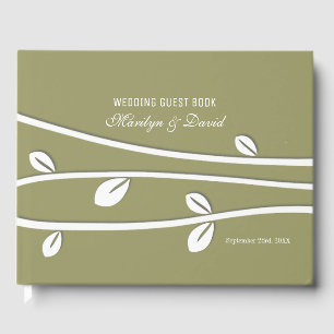 Leaved White Branches  Guest Book