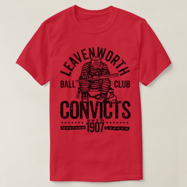 Leavenworth Convicts T-Shirt (Design Front)