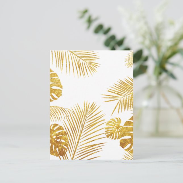 Leaves 10 holiday postcard (Standing Front)