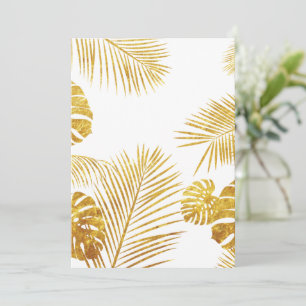 Leaves 10 thank you card