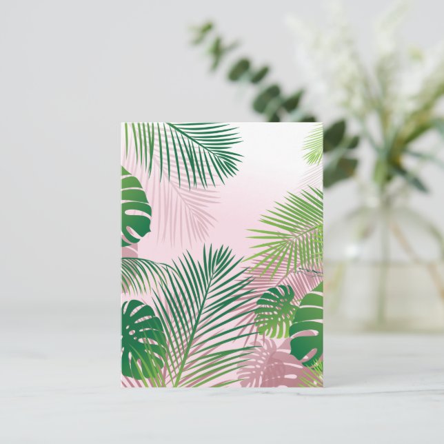 Leaves 1 holiday postcard (Standing Front)