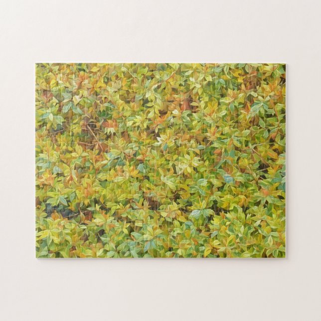 Leaves Abstract Art Challenging Nature Puzzle (Horizontal)