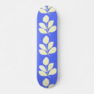 leaves abstract art skateboard