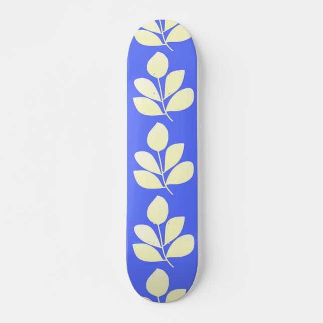 leaves abstract art skateboard (Front)