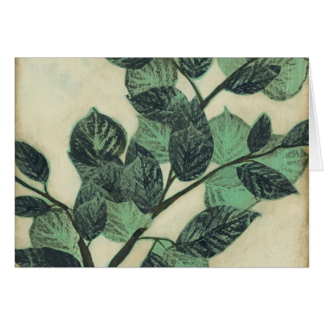 Leaves and Branches on Cream Background (Front Horizontal)