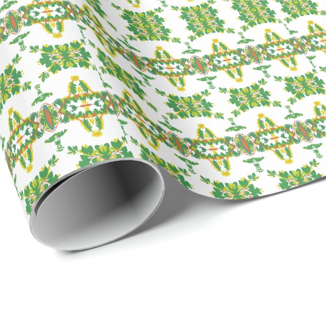 Leaves and Clouds Wrapping Paper (Roll Corner)
