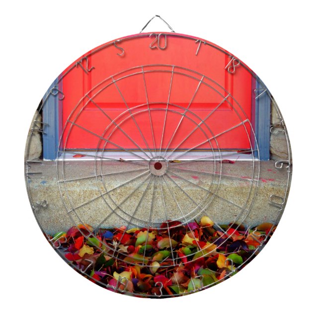 Leaves and Door Dartboard (Front)