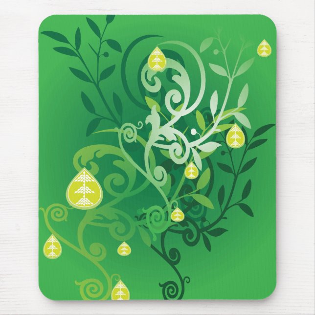 leaves and fruit mouse mat (Front)