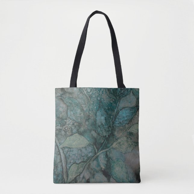 Leaves and Greens Tote Bag (Front)