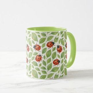 Leaves and Ladybugs Mug