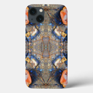 Leaves and Sea Shells Pattern, II iPhone 13 Case