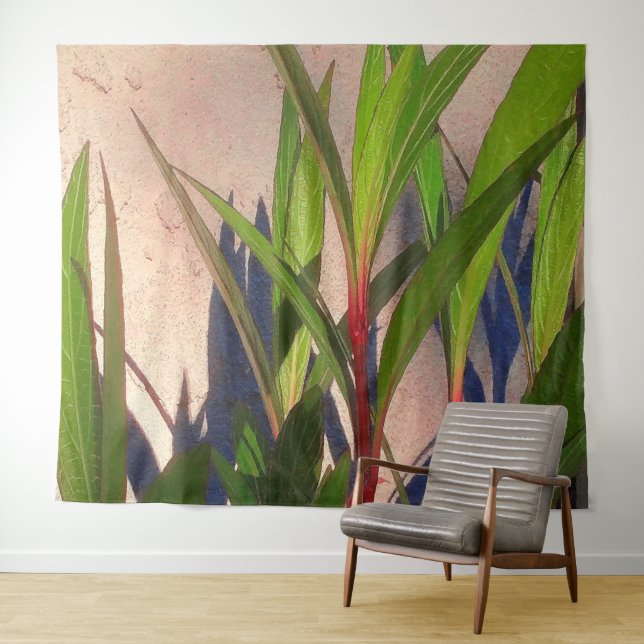 Leaves and Shadows Tapestry (In Situ (Horizontal))