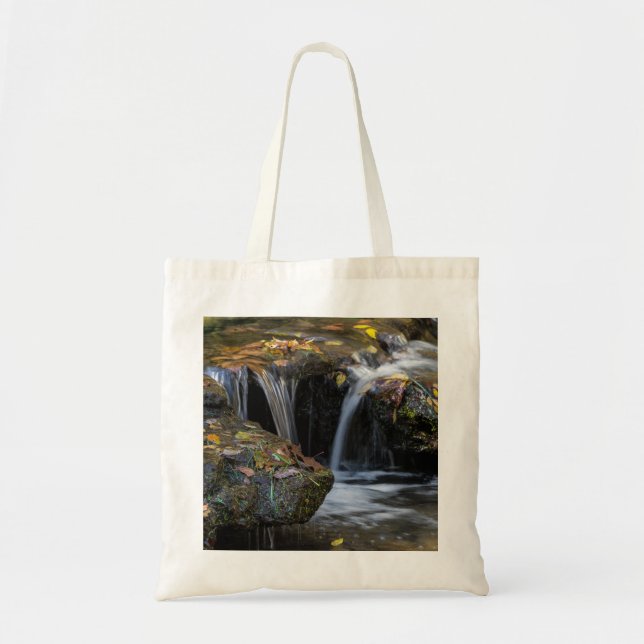 Leaves And Waterfalls Tote Bag (Front)