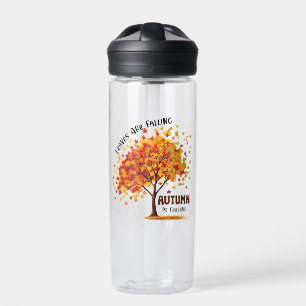 Leaves Are Falling, Autumn Is Calling – Cosy Fall Water Bottle