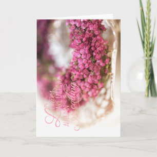 Leaves are falling autumn is calling holiday card